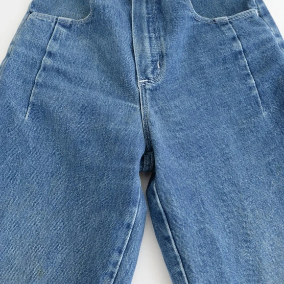 Vintage Calvin Klein Blue Denim Tapered Jeans Denim - Picture 8 of 16
